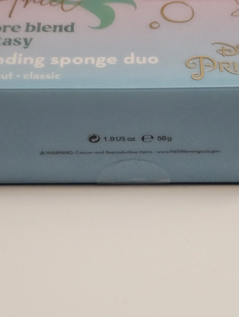 Crème Shop x Disney Princess Ariel Shore Blend Fantasy Blending Sponge Duo new